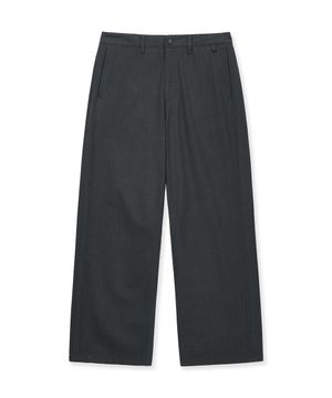 DRAPED DRESSER PANTS (CHARCOAL)