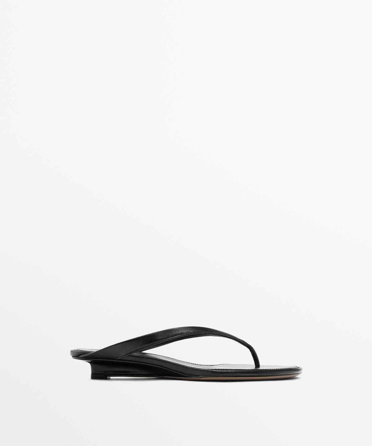 마시모두띠(MASSIMO DUTTI) 미드힐 스트랩 샌들