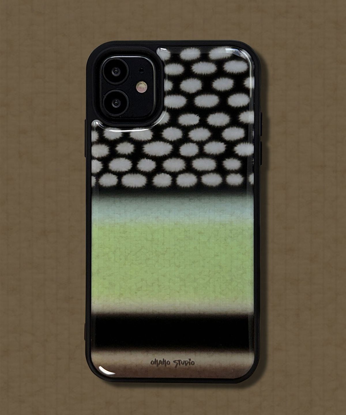 오하호 스튜디오(OHAHO STUDIO) Knit.04 Phone case (에폭시/글라스/맥세이프글라스)