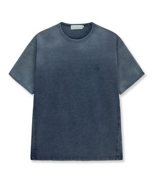 FADED RINGER T-SHIRT (GRAYISH BLUE)