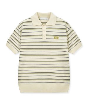 PREPPY KNIT POLO SHIRT (IVORY)