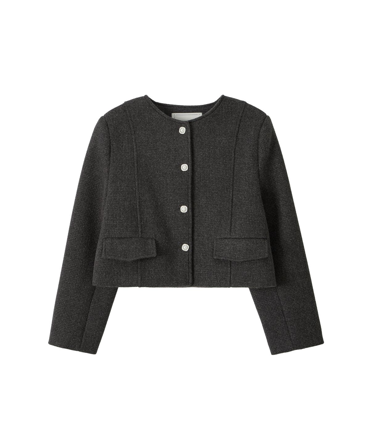 판도라핏(PANDORAFIT) Atelier Tweed Jacket (dark gray)