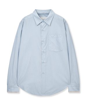 TAILORED MULTI STRIPE SHIRT (BLUE)