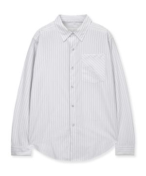 TAILORED MULTI STRIPE SHIRT (WHITE)