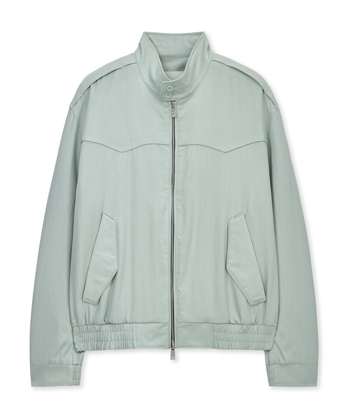 언지미크(UNGIMMICK) AIRY HARRINGTON JACKET (MINT)