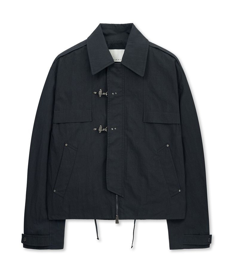 FIREMAN TRENCH JACKET (NAVY)