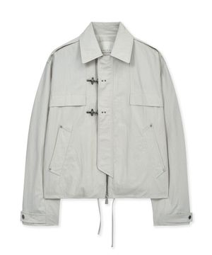 FIREMAN TRENCH JACKET (LIGHT GRAY)