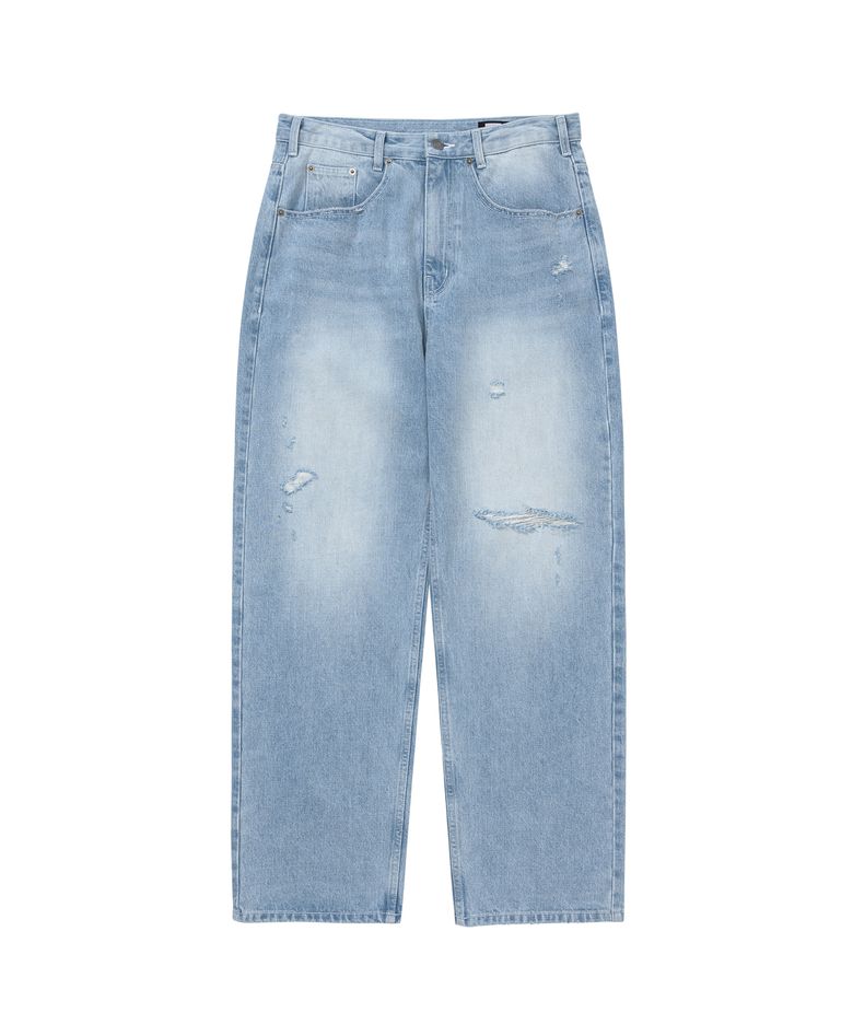 Fake Pocket Denim Light Blue