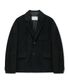 SUEDE TAILORED JACKET (BLACK / GOATSKIN)