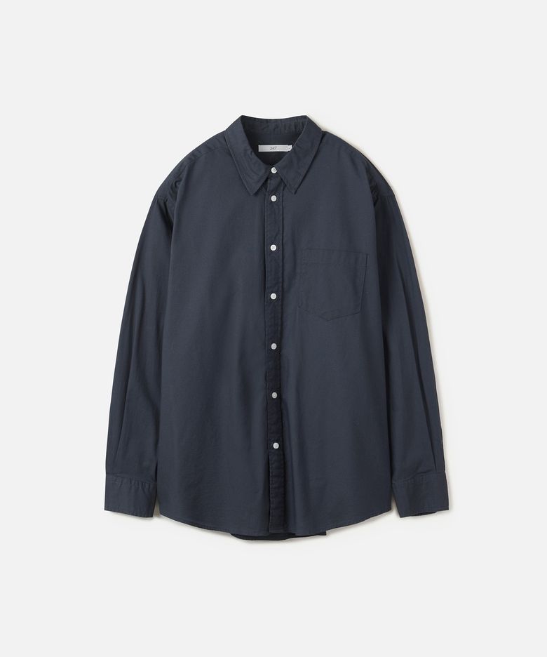 컴팩트 스트레치 옥스포드 셔츠 NAVY