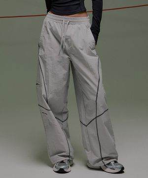테크라인 립포켓 아노락 팬츠 라이트그레이