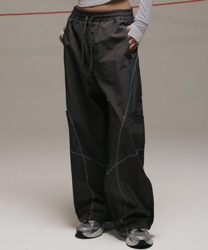 테크라인 립포켓 아노락 팬츠 차콜