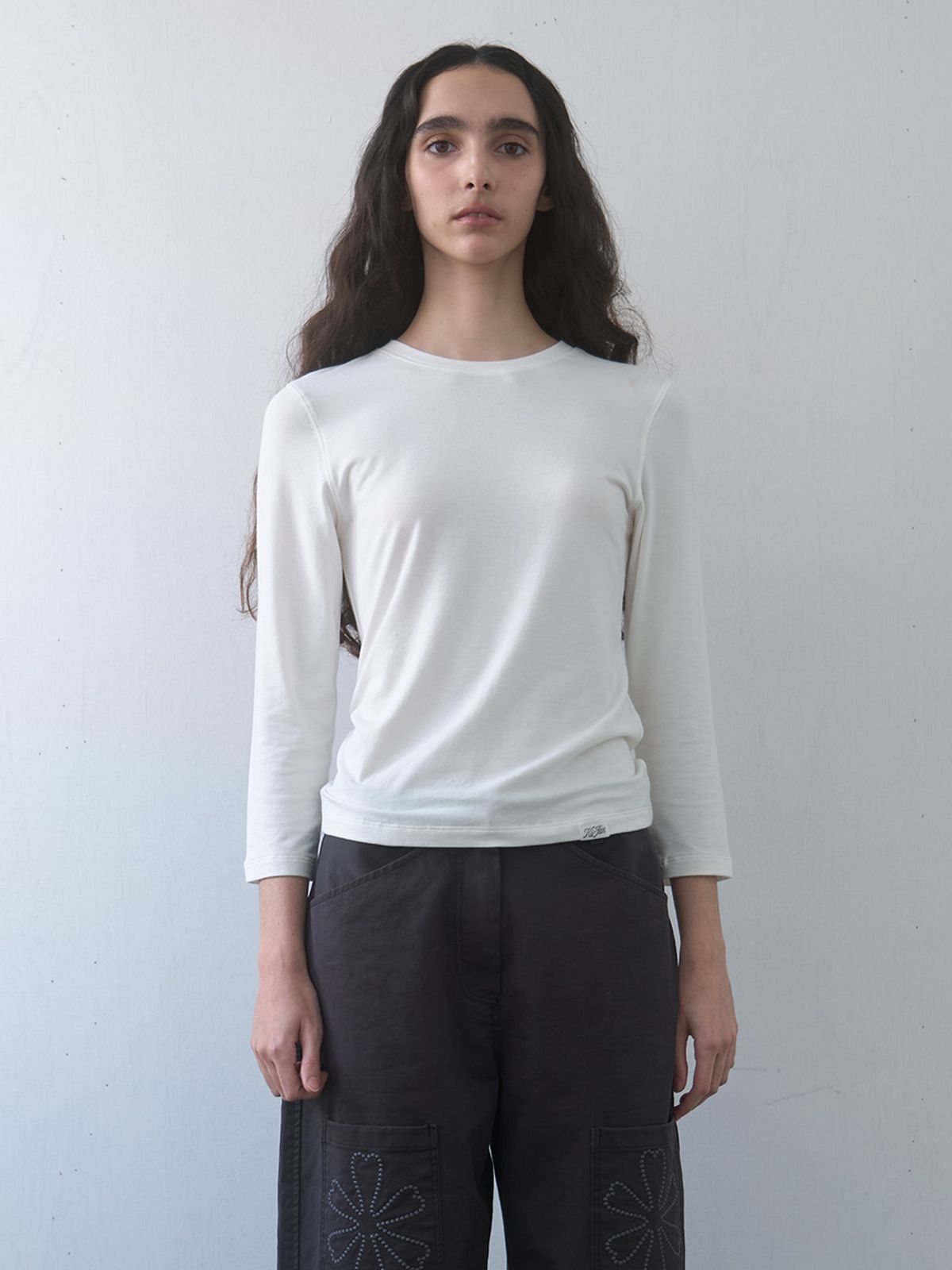 기준(KIJUN) Essential Mid Sleeve Tee (4Colors)