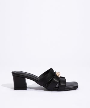 헤릭 모던한 잠금비조 뮬 (3cm,5cm/4colors)