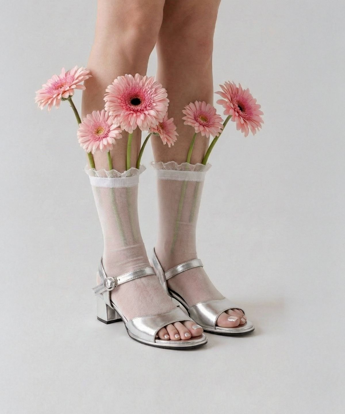 로제니크(ROSENICK) 데이지 라운드 스트랩샌들 (3cm,5cm/3color)