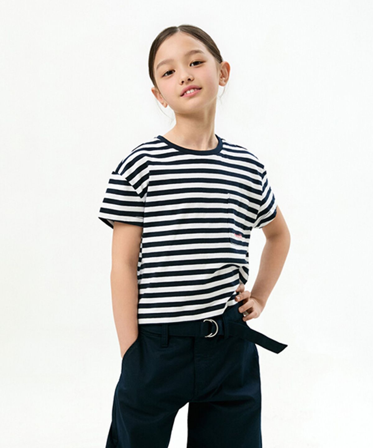 타미힐피거 키즈(TOMMY HILFIGER KIDS) 릴랙스 스트라이프 티셔츠