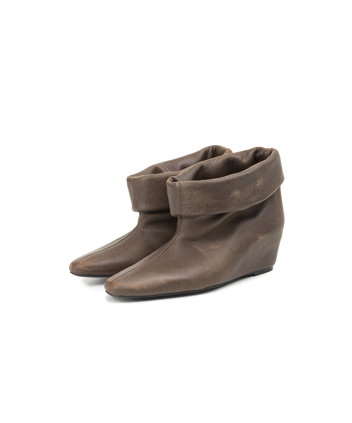 오소이(OSOI) CUFF BOOTS [HAZY BROWN]