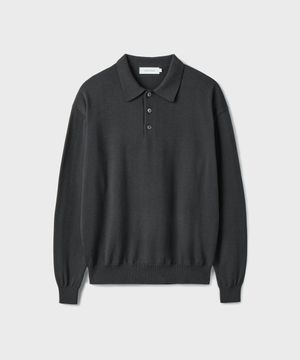 VOYAGER COLLAR KNIT [GRAPHITE]