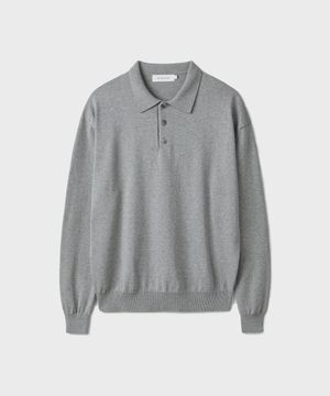 VOYAGER COLLAR KNIT [MELANGE GRAY]