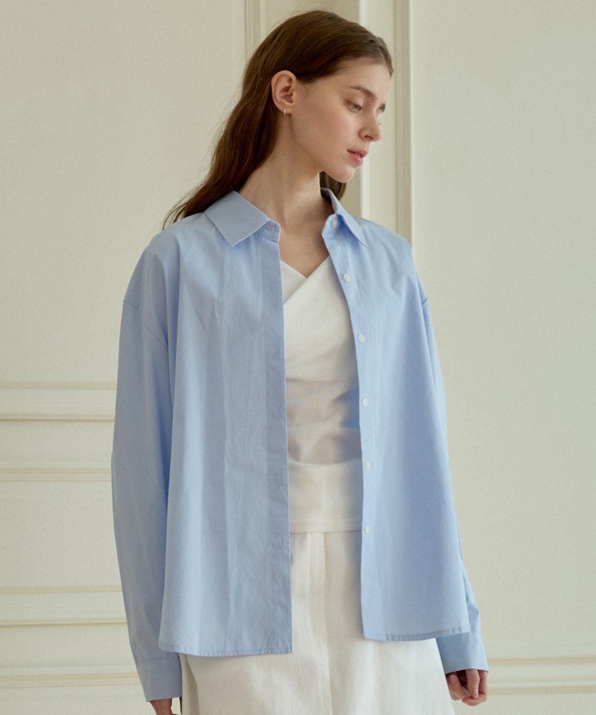 힐리오트(HEALIOTE) NEO COTTON SHIRT_SKY BLUE