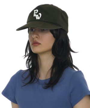 워시드 PW 엠브로이더드 그랜대드 캡_카키 브라운
