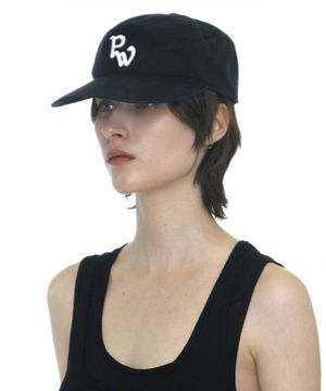 워시드 PW 엠브로이더드 그랜대드 캡_네이비