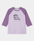 꼴라쥬 심볼 레글런 롱슬리브 티셔츠 퍼플