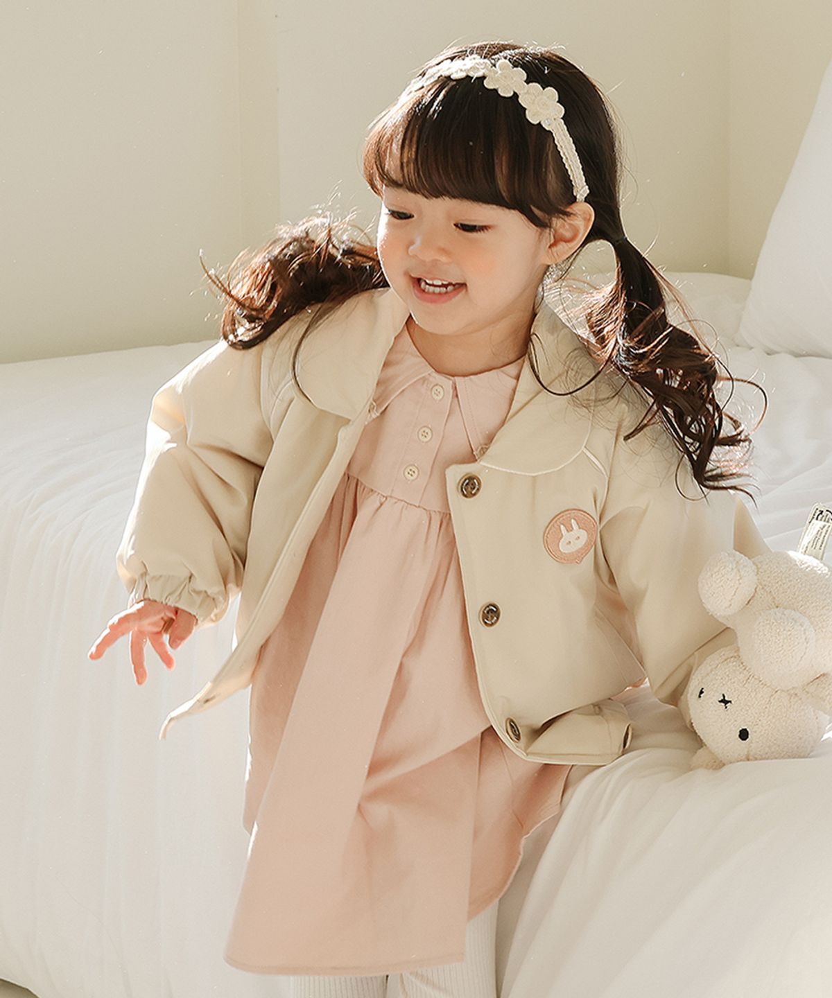 아림클로젯(ARIMCLOSET) 살랑이는 바람에게 받은 포근한 인사 - 아기 봄 아우터