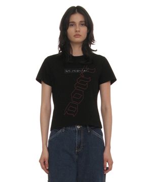 DBR 프린트 릴렉스드 티_블랙