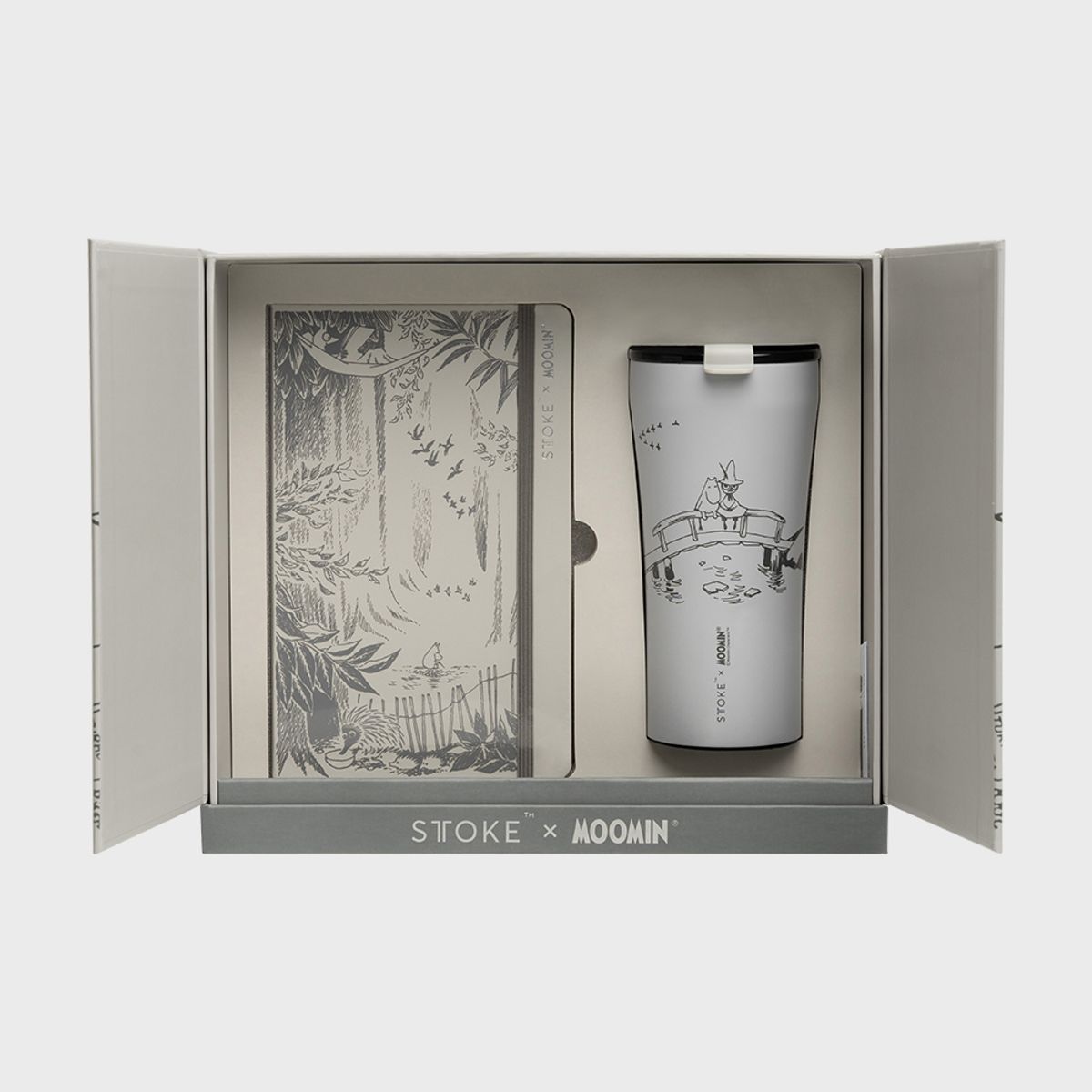 스토크(STTOKE) 무민 번들 set(16oz 세라믹 텀블러 & 하드커버 노트)