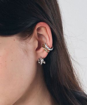 슬림 웨이비 트위스트 이어커프