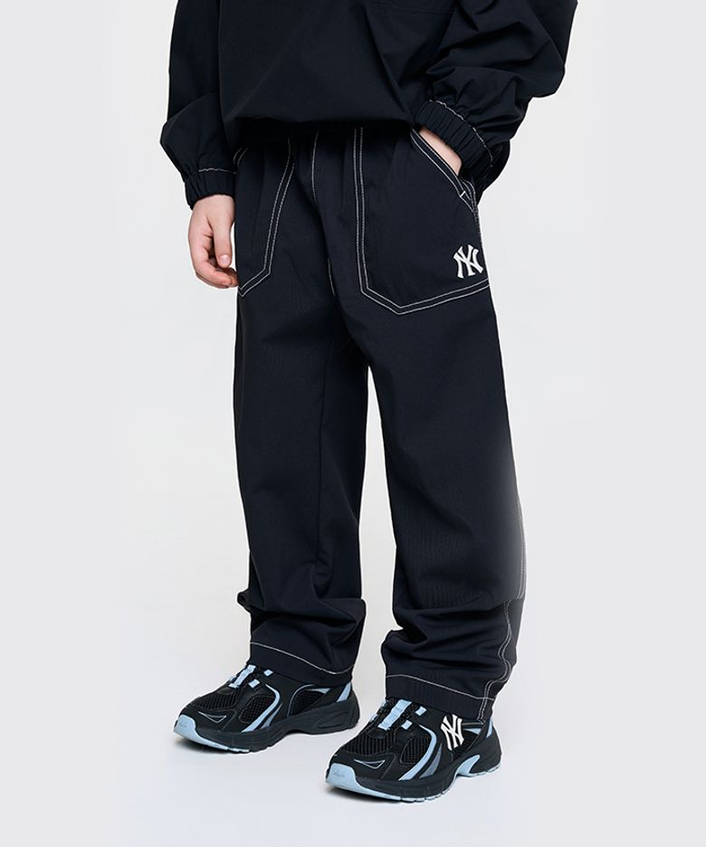 아웃도어 벌룬 스티치 우븐팬츠 NY (Black)