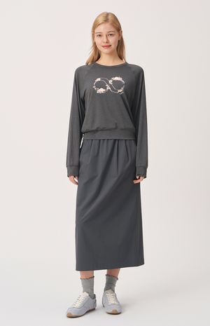 [위뜨] [26SS] 울트라스판 H라인 밴딩스커트 HTWSK6I01T