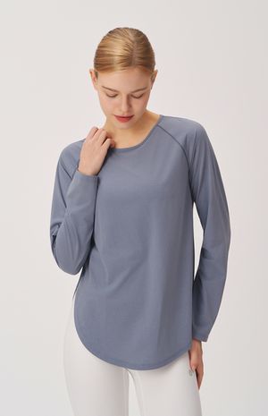 [26SS] 퀵드라이 언발 라운드 긴팔티 HTWTL6I03T