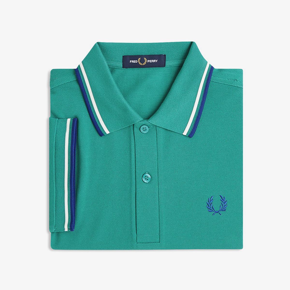프레드페리(FRED PERRY) [M3600] 트윈 팁 프레드페리 셔츠 - 딥민트/스노우화이트/소호이클립스 AFPM2613600-03B
