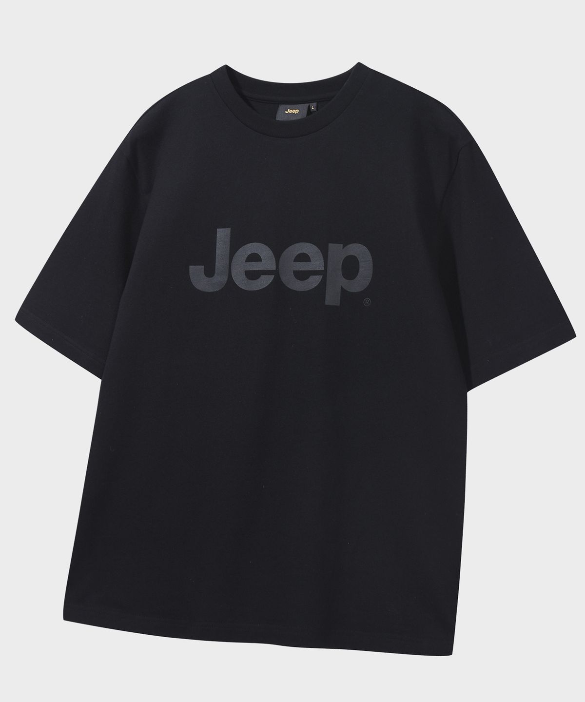 지프(JEEP) 헤비 코튼 빅로고 반팔 티셔츠 (JR5TSU191BK)
