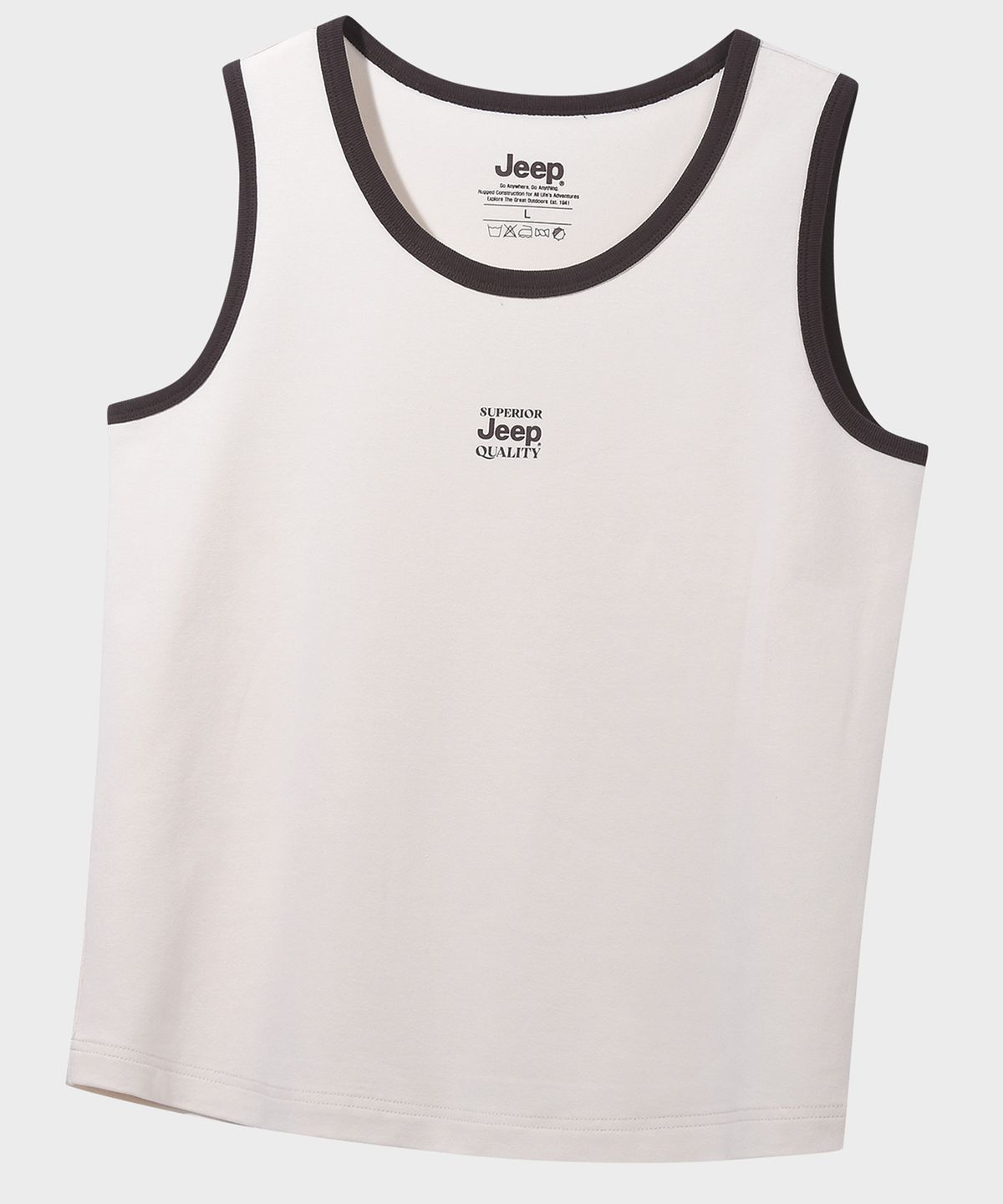 지프(JEEP) WOMEN WAVY 링거 민소매 티셔츠 (JR5TSF052LL)