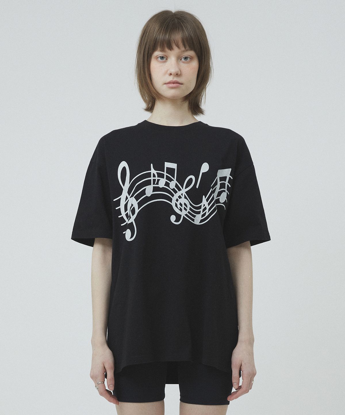 리트리버클럽(RETRIEVER CLUB) MUSIC TEE [BLACK]