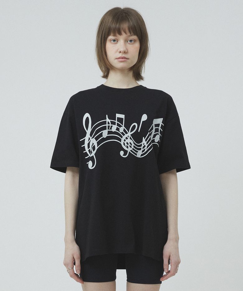 MUSIC TEE [BLACK]