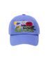 ART FLOWER LEATHER STRAP BALL CAP (BLUE)
