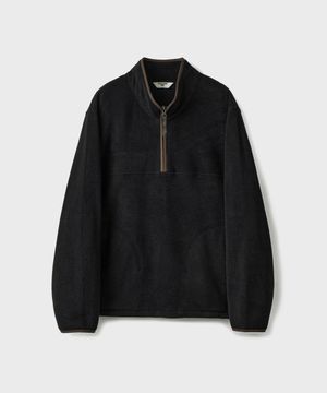 ANGLER FLEECE HALF-ZIP [BLACK]
