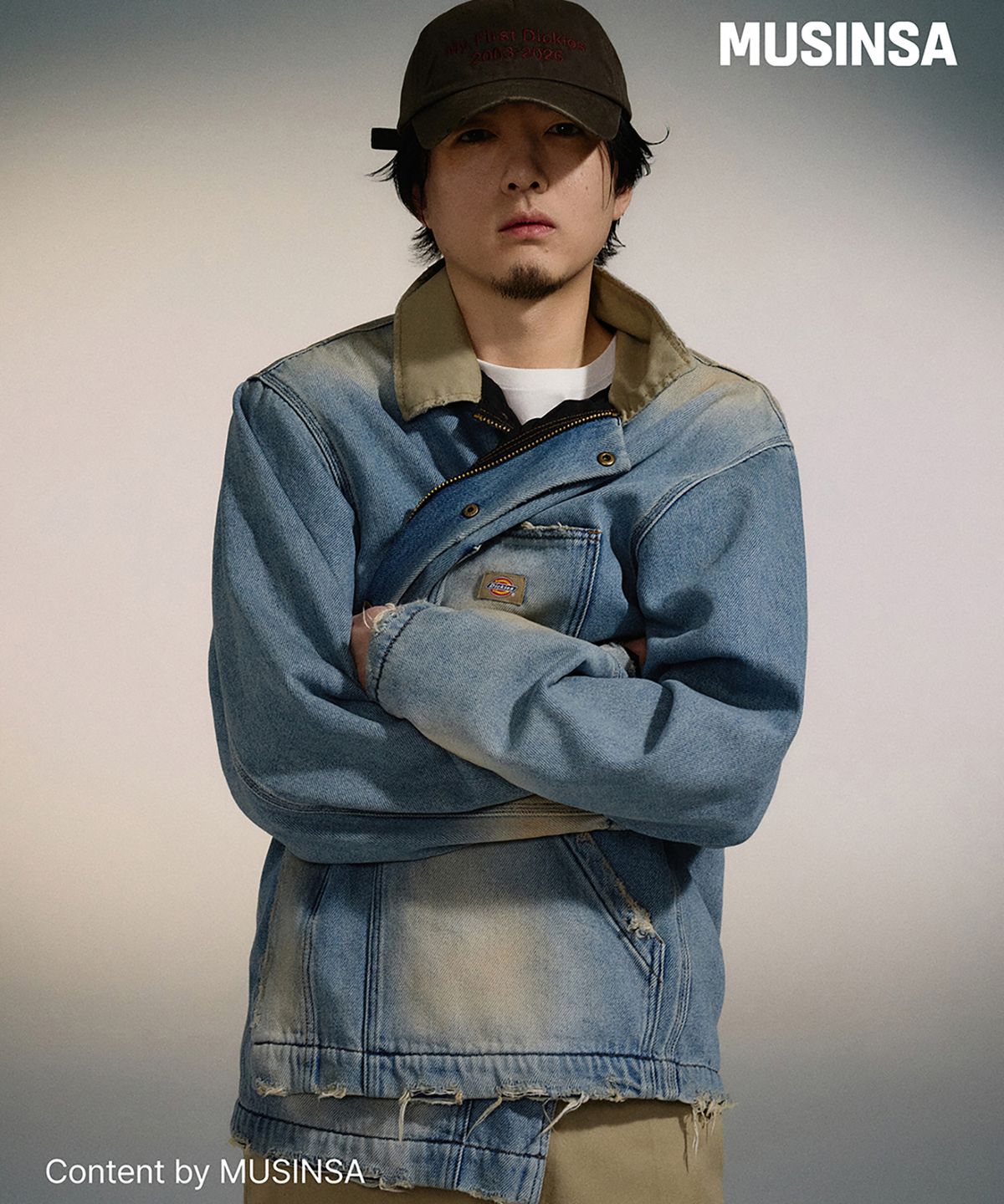 디키즈(DICKIES) 디키즈 X 장석종 데님 자켓 Medium Denim