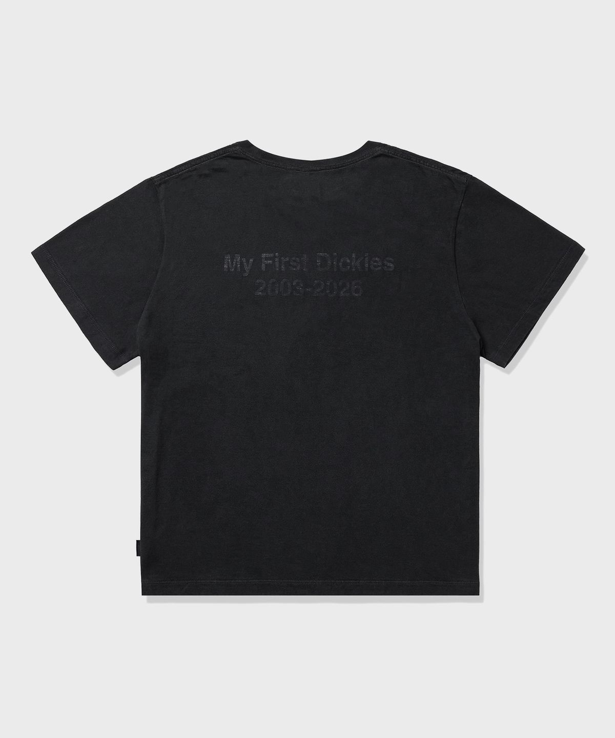 디키즈(DICKIES) 디키즈 X 장석종 크롭 티셔츠 Black