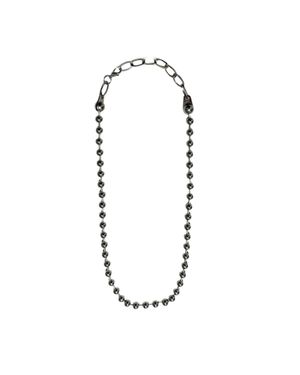 써지컬 스틸 볼 체인 목걸이 (실버)