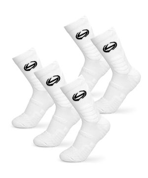 5PACK 사방 쿠션 스포츠양말 화이트