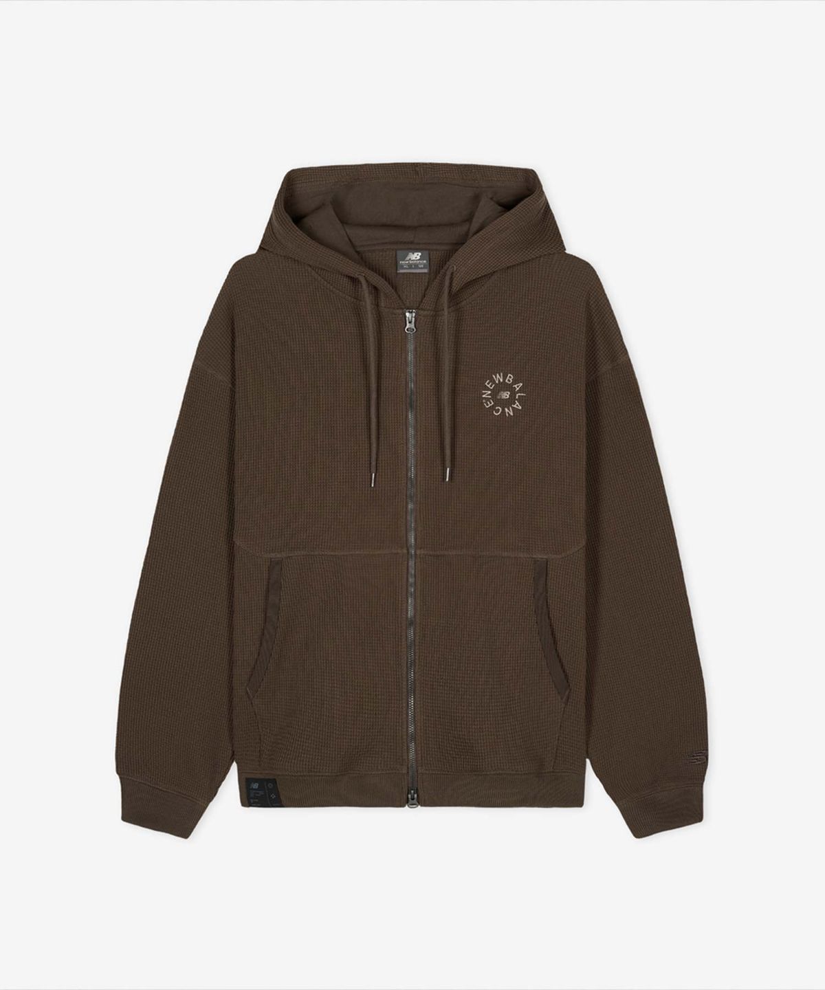 뉴발란스(NEW BALANCE) NBMDG21323 / UNI 740 Shifted 와플 후드집업 (BROWN)