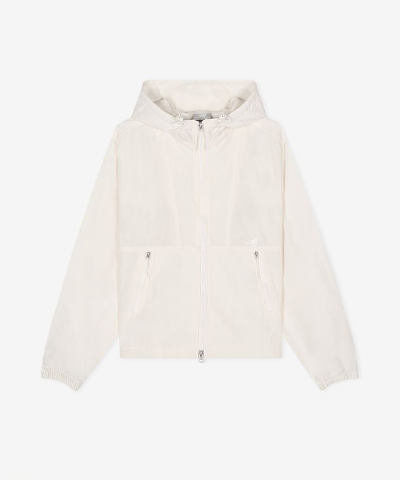 NBNAG2W322 / WOMEN 에센셜 후드 우븐 자켓 (CREAM)