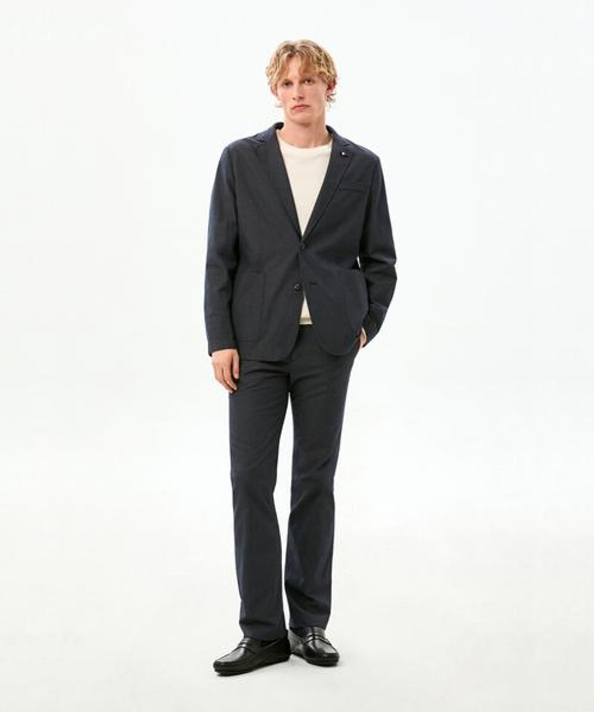 타미힐피거(TOMMY HILFIGER) 텍스처드 코튼 셋업 블레이저 (T12G0WJB791ML1DW5)