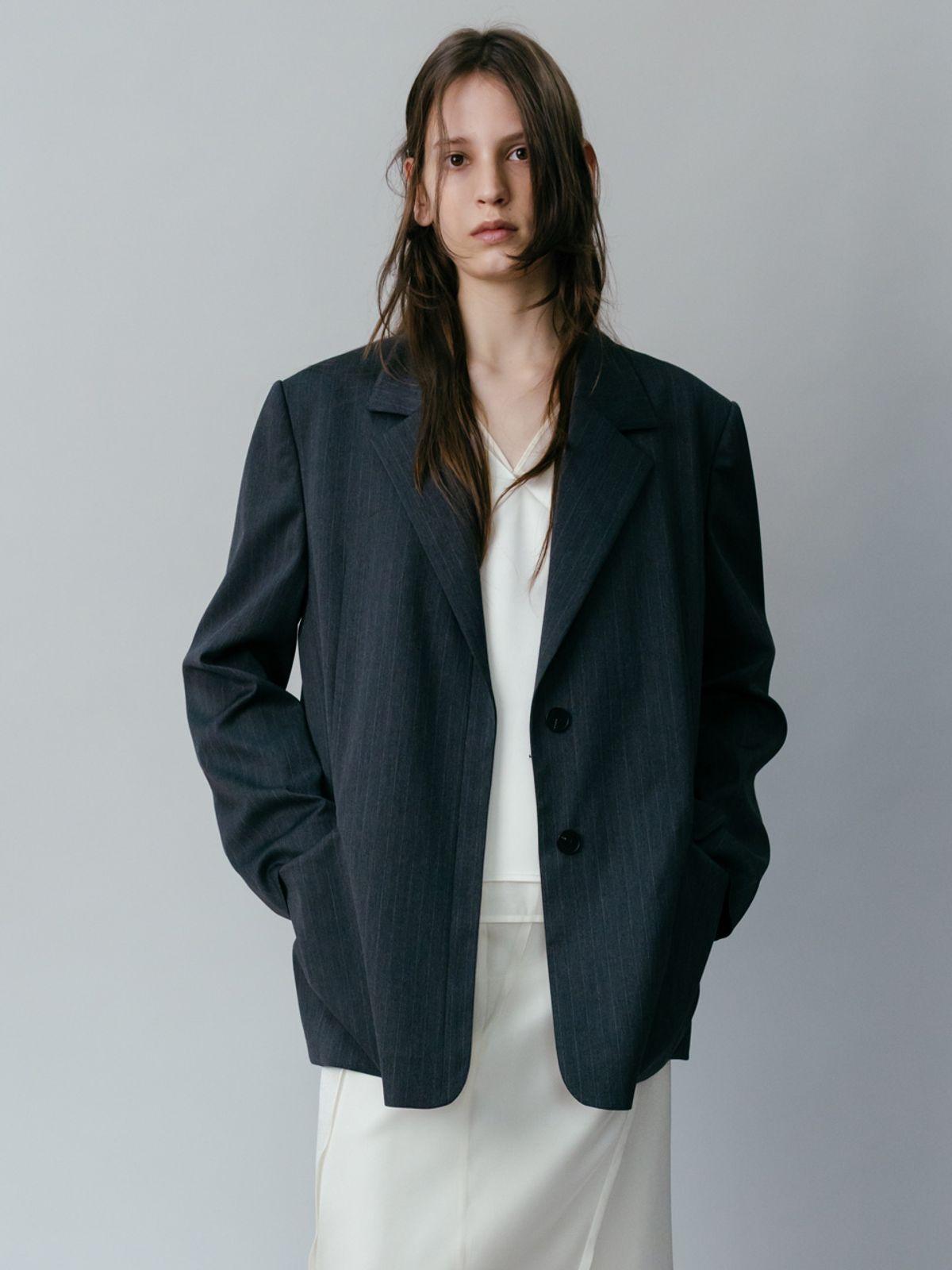 루에브르(LOEUVRE) Dual Line Tailored Jacket SW6SJ623-9E
