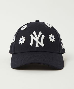 3D 플라워 볼캡 - 네이비 / 3DFLOWERNA